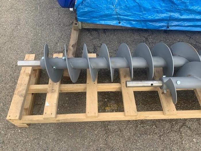 Used 12" Diameter x 28" Mild Steel Auger Screws