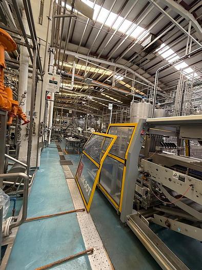 Used Complete Beverage Can Line with 40v Crown Bevcorp Can Filler / Angelus Seamer