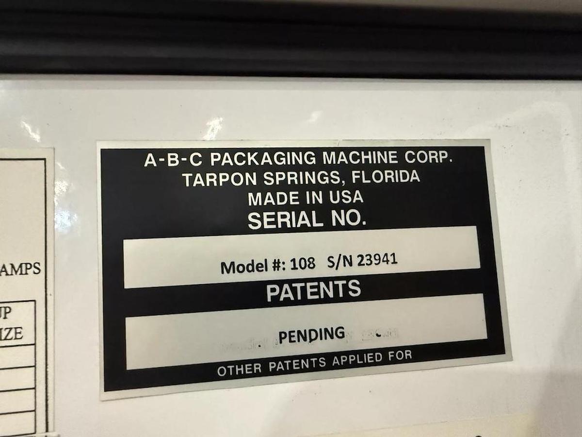 Used ABC Packaging Automatic Bulk Depalletizer, Low Level Model 108