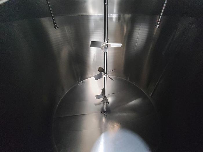 Used Walker 6,000 Gallon 316L Stainless Steel Mix Tanks, Year 2018