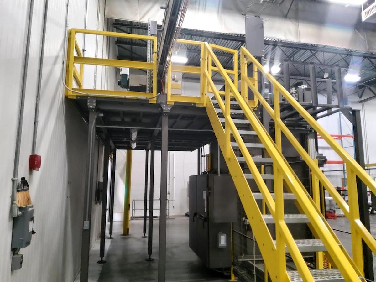 Used Used Busse / SJI Automatic High Level Bulk Container Depalletizer