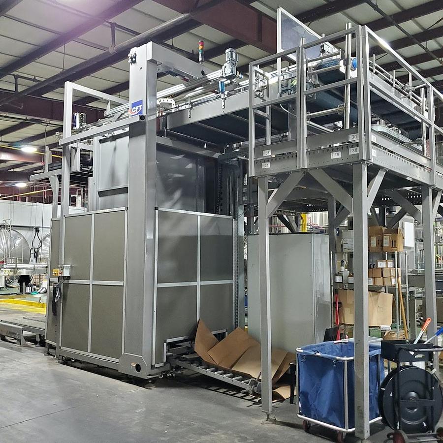 Used CFT 20-valve Carbonated Can Line "Partial Beverage Can Line" ran 200 cpm on 12 ounce