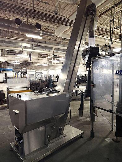 Used Packaging Dynamics 40 Valve Rotary Liquid Bottle Filler with DTM 12 Head Capper