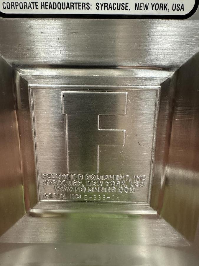 Used Feldmeier 15,000 Gallon Vertical Mix Tanks, 316L Stainless Steel