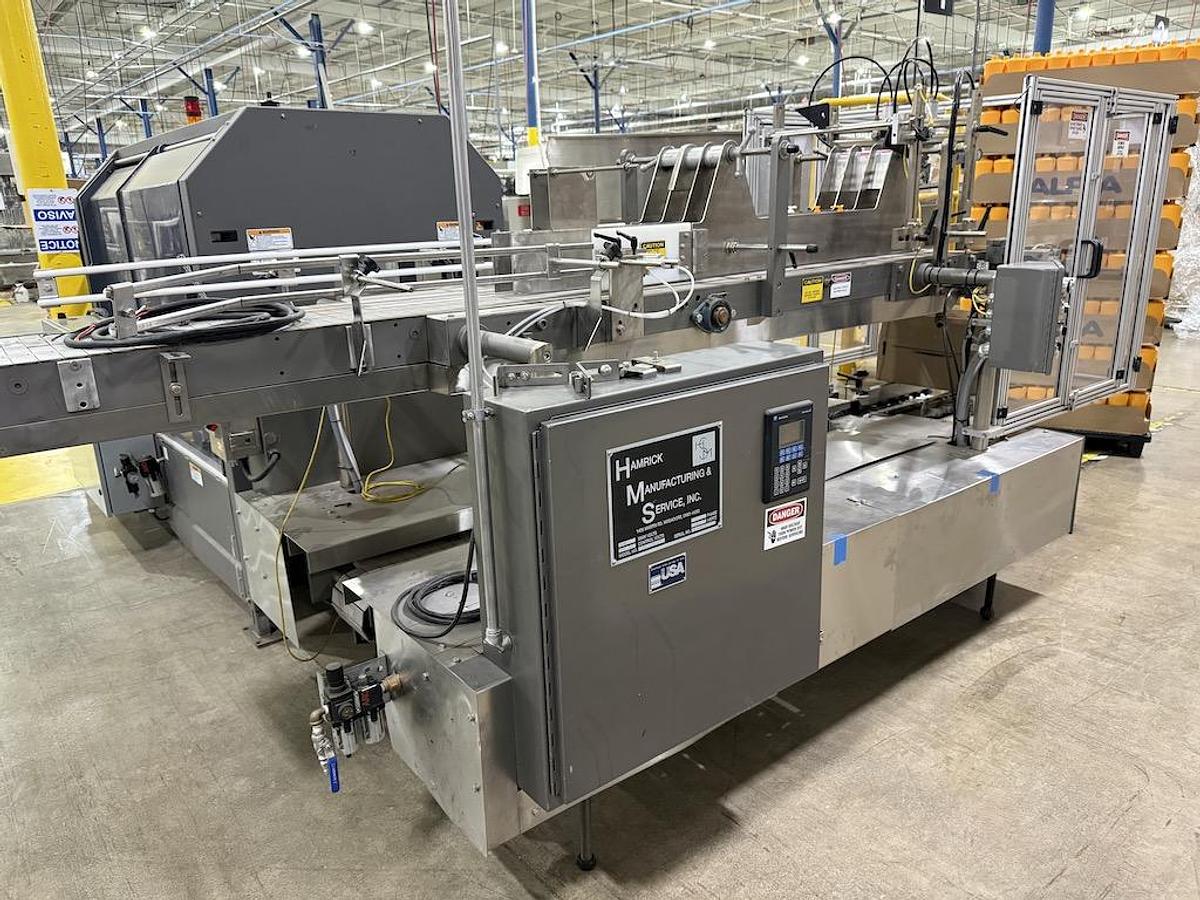 Used Hamrick Challenger Automatic Case Packer 