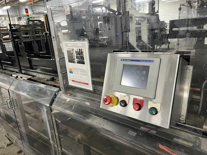 Used Hartness Case Packer Tray Packer Hartness Model 835 Flex Case Packer Tray Packer with Servo Laner