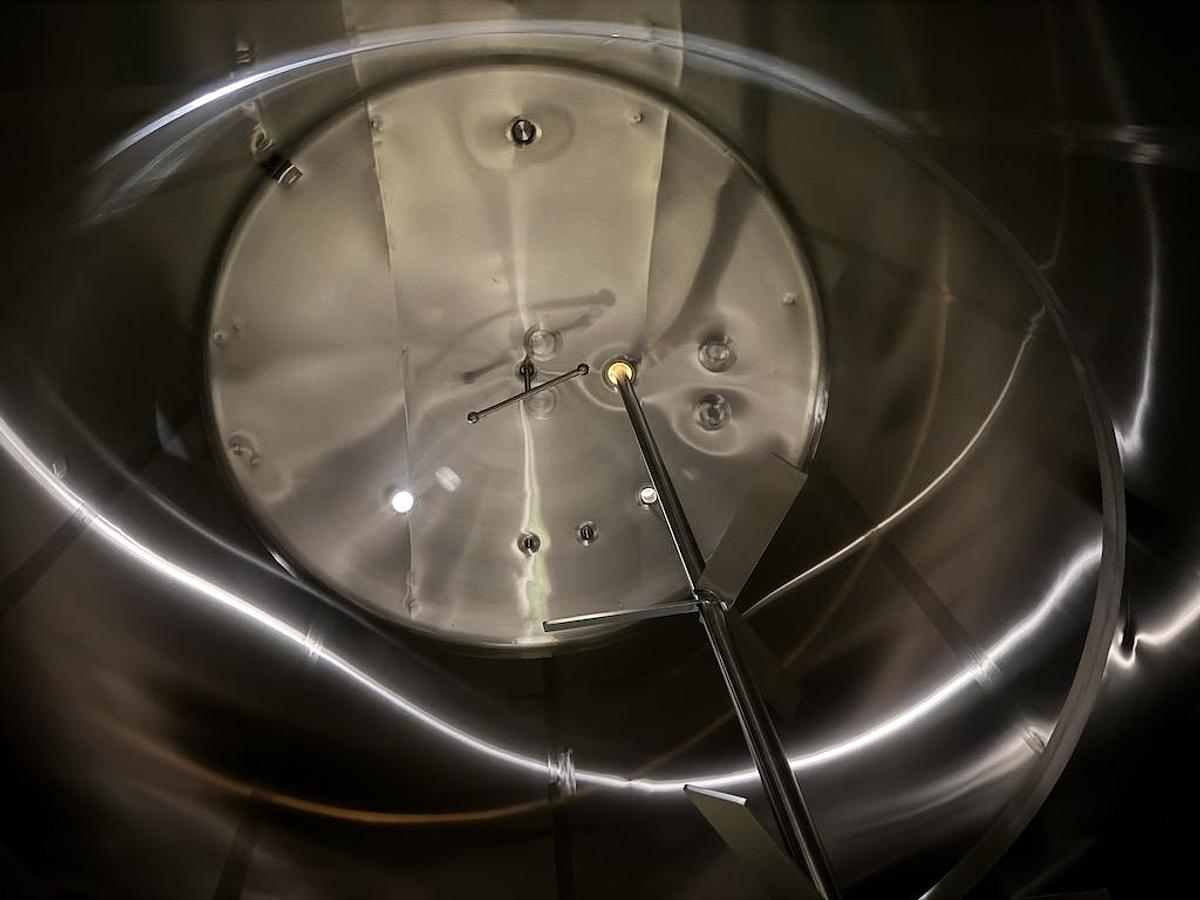 Used Feldmeier 15,000 Gallon Vertical Mix Tanks, 316L Stainless Steel