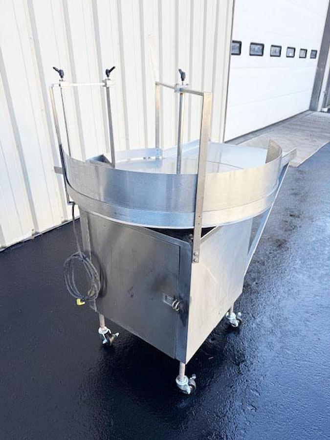 Used Charles Lapierre 36-Inch Rotary Feed Table