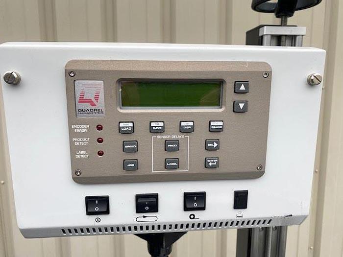 Used Quadrel Pressure Sensitive Labeler