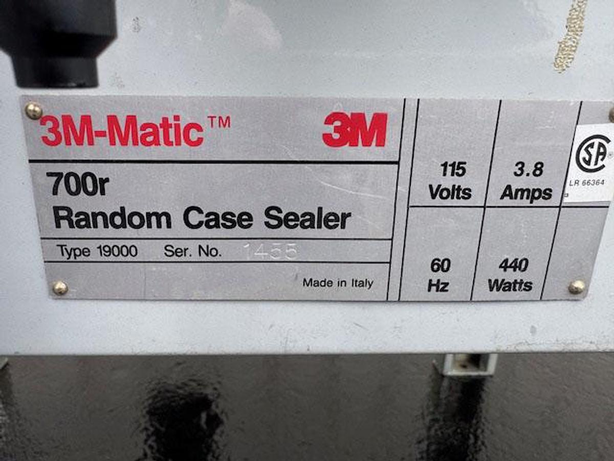 Used 3M-Matic 700r Top & Bottom Random Case Sealer – Taper 3-Inch