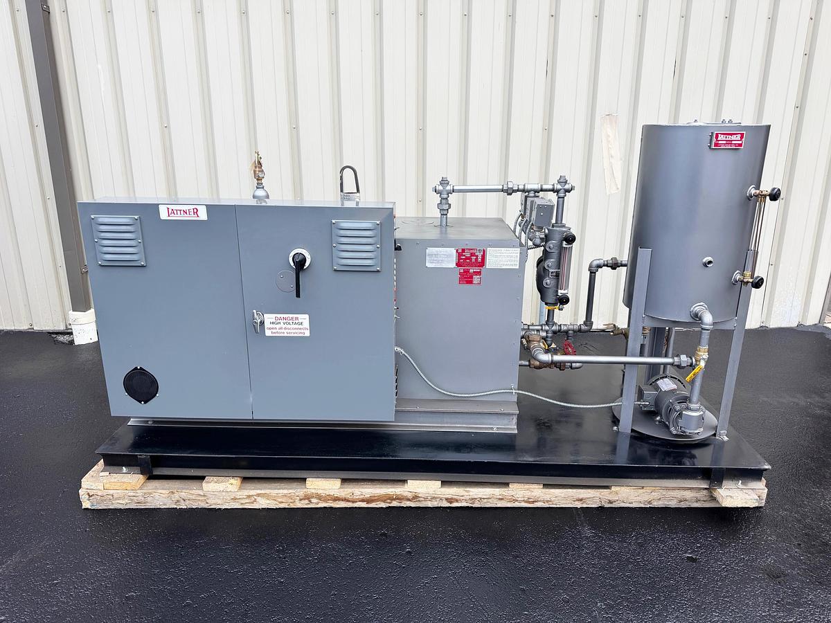 Used Lattner 150HS Skid Package Electric Steam Boiler