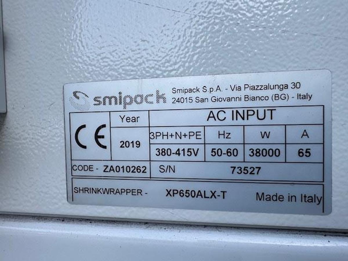 Used SMIpack Automatic Overlap Shrink Wrapper + Tray Former + Laner