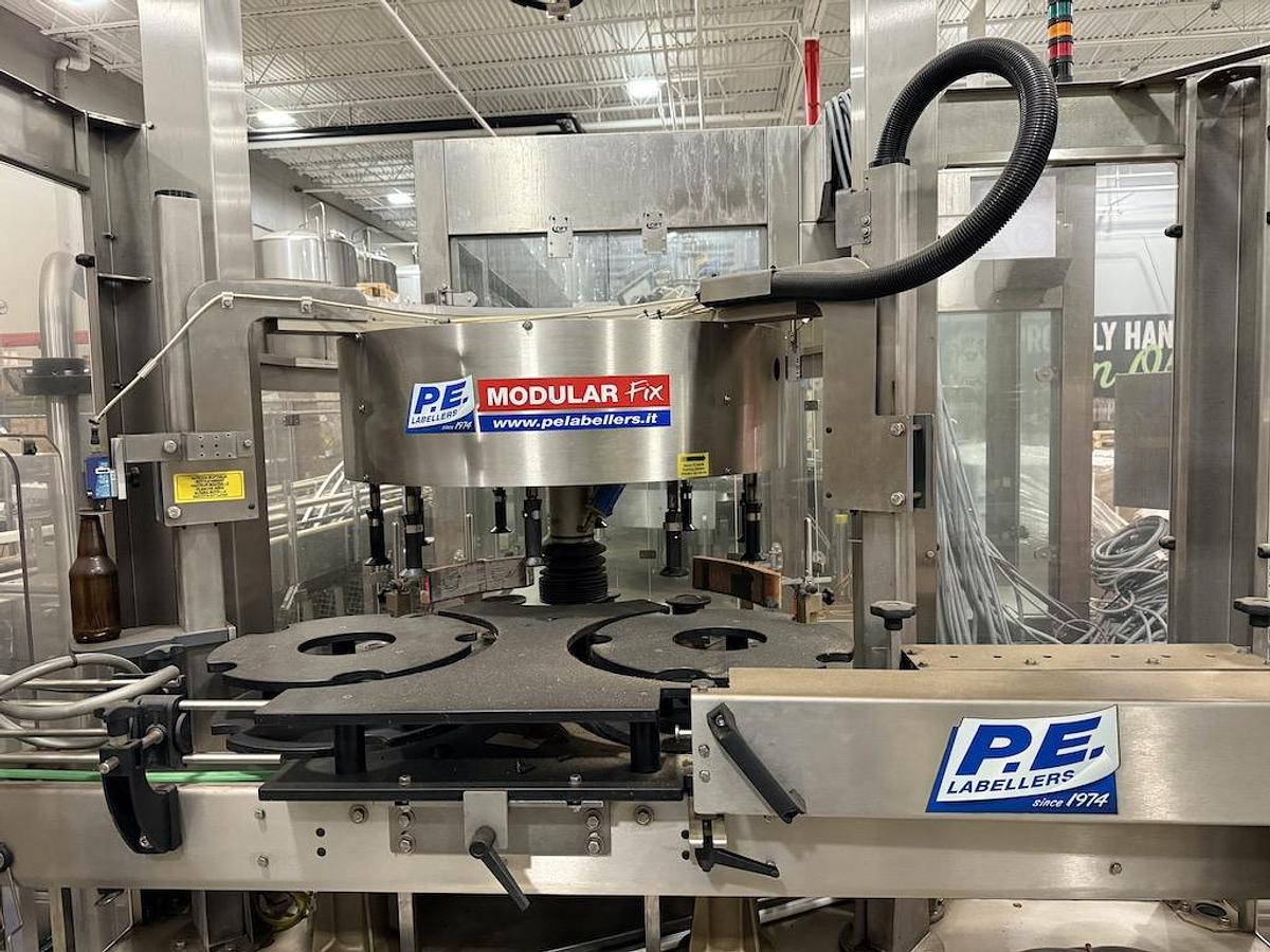 Used P.E. Rotary Pressure Sensitive Labeler - Modular