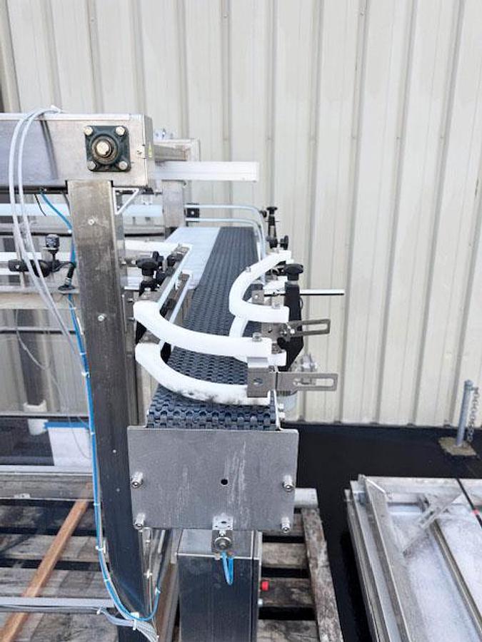 Used Cask ACSV6 Beverage Canning Line with (6) Head Can Fill, Seamer and V3 Depalletizer