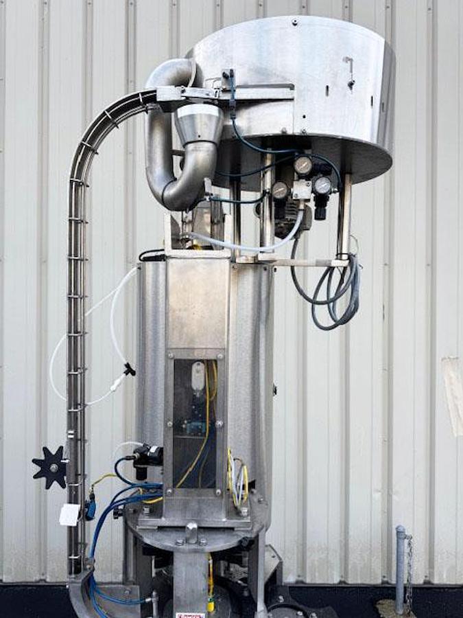 Used Alcoa 4-Head Freestanding Plastic Screw Capper