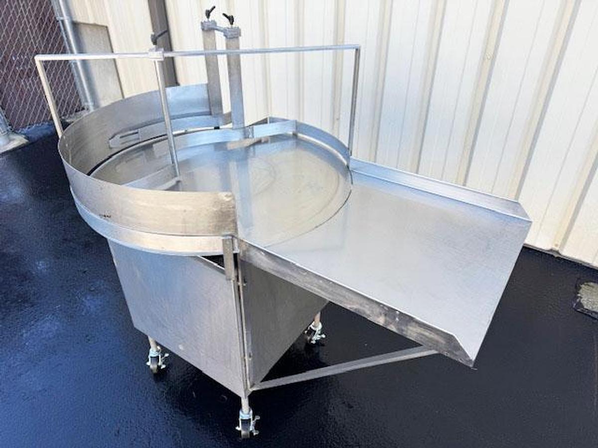 Used Charles Lapierre 36-Inch Rotary Feed Table