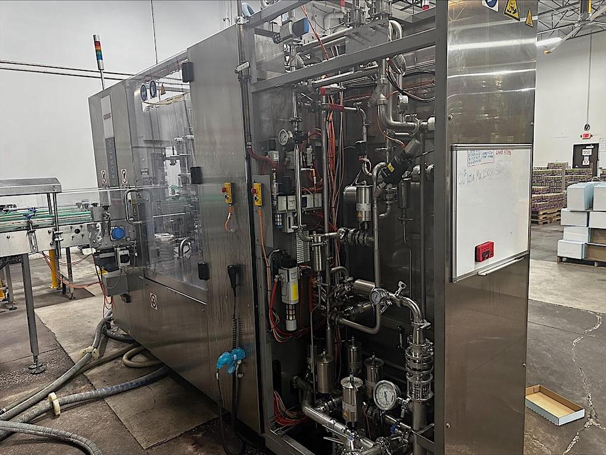 Used CFT 20 valve Can Filler / 4 Head Can Seamer, Model 2000/4L, year 2021