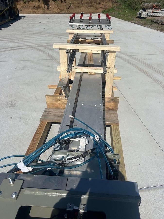 Used Custom Metal Designs Automatic Bottle Debagging System, Year 2017