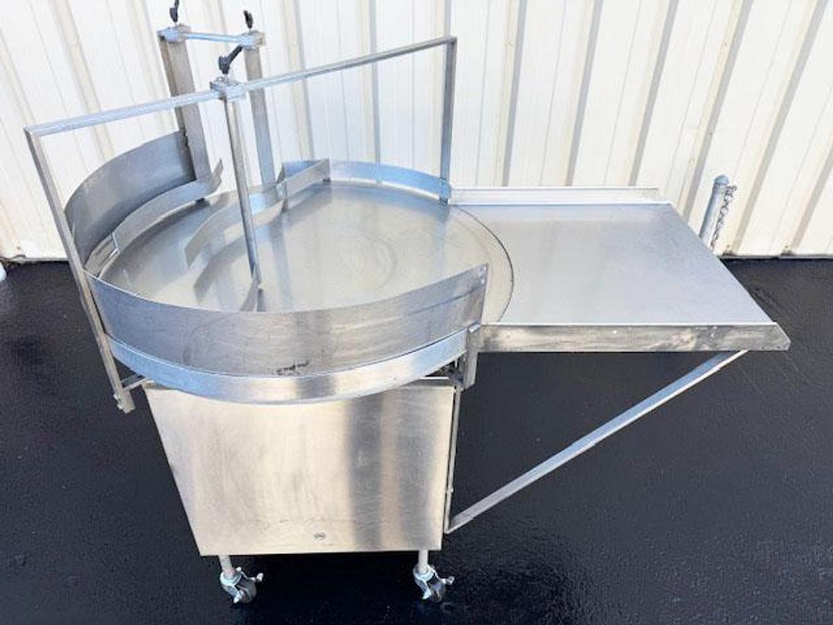 Used Charles Lapierre 36-Inch Rotary Feed Table