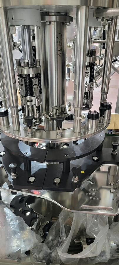 Used AROL 3-Head Rotary ROPP Aluminum Capper