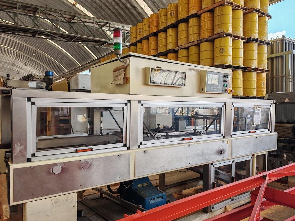 Used Complete Beverage Can Line with Sarcmi 20 Valve Can Filler / Comaco 4 Head Seamer