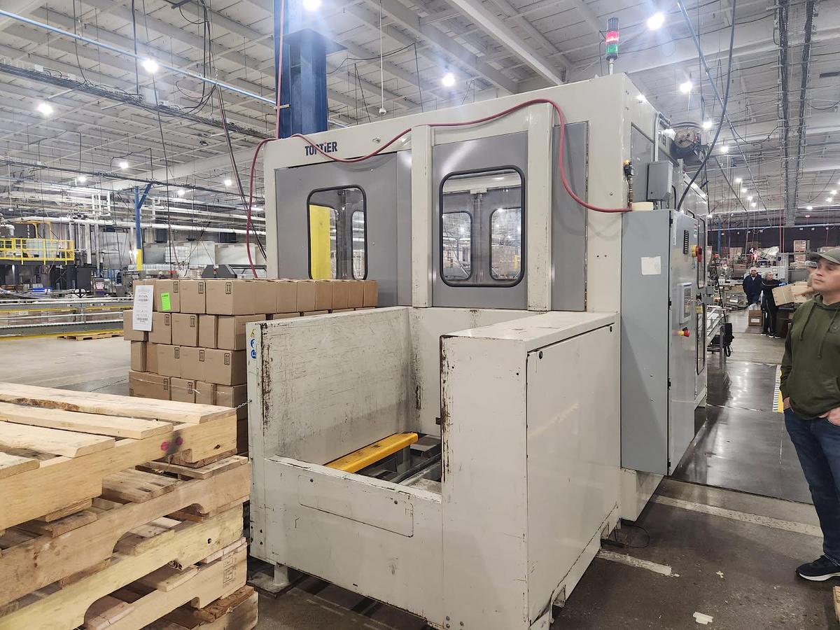 Used Toptier Case Palletizer Floor Level Infeed