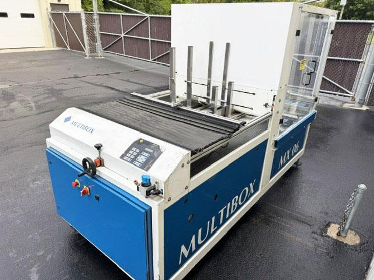 Used Multibox Automatic Hot Glue Tray Former Erector model MX06 