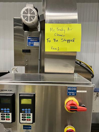 Used McBrady Model 100 Orbital Bottle Cleaner – Rinser