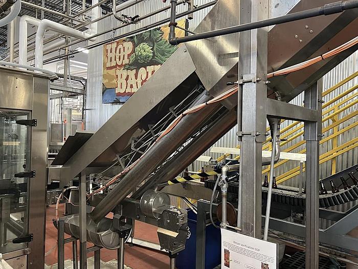 Used Beverage Can Line with CFT 20 Valve Can Filler / 4 Head Seamer