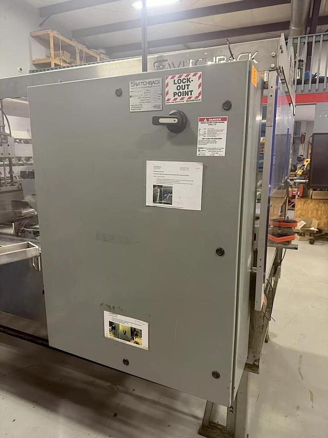 Used Switchback Model AI-3H Brewpack 150 End Load Cartoner with Variety Pack Laning System 