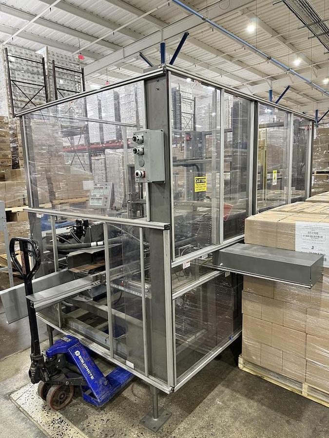 Used Pearson Case Former - Case Erector Model R235 with Nordson 