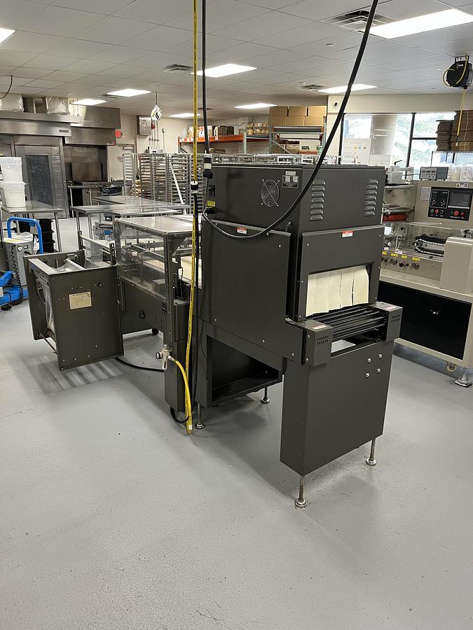 Used Clamco L-Bar Sealer - Shrink Wrapper with Heat Tunnel