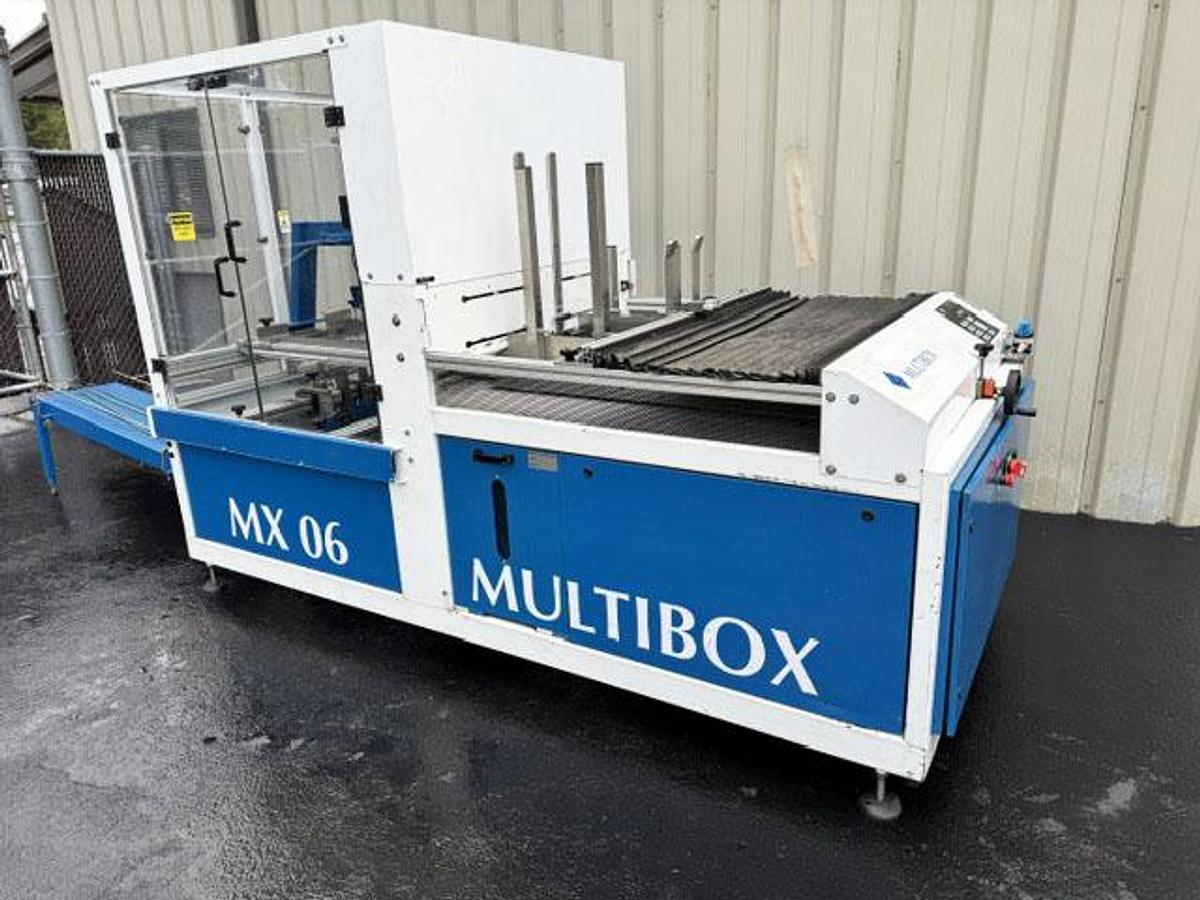 Used Multibox Automatic Hot Glue Tray Former Erector model MX06 