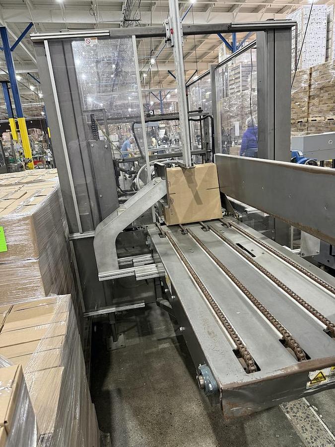 Used Pearson Case Former - Case Erector Model R235 with Nordson 