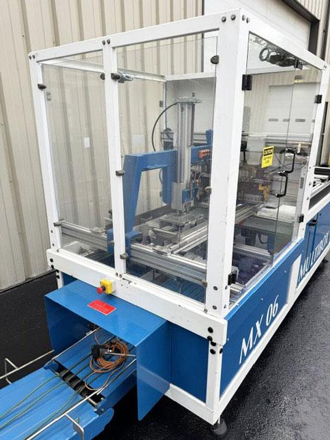 Used Multibox Automatic Hot Glue Tray Former Erector model MX06 