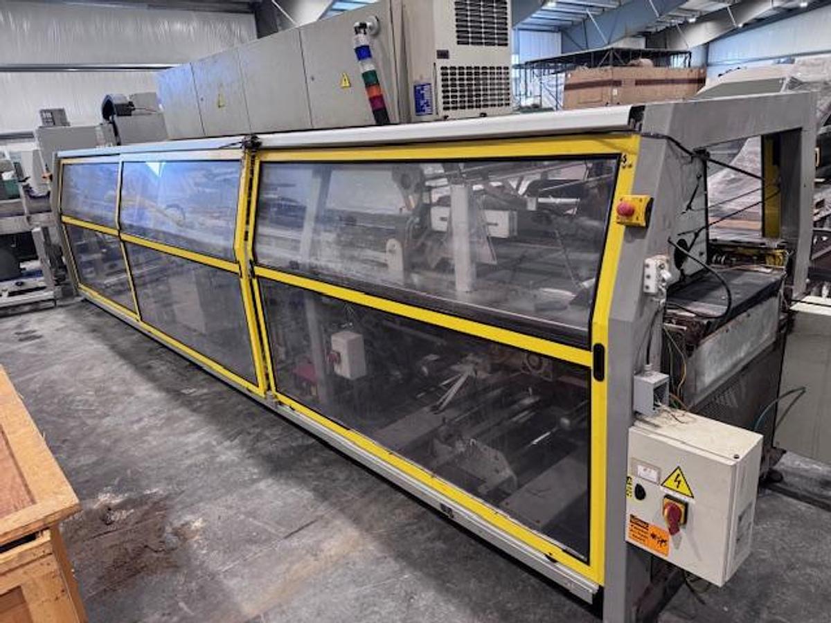 Used SMI Automatic Tray Former Packer - Shrink Wrapper Model SK450T