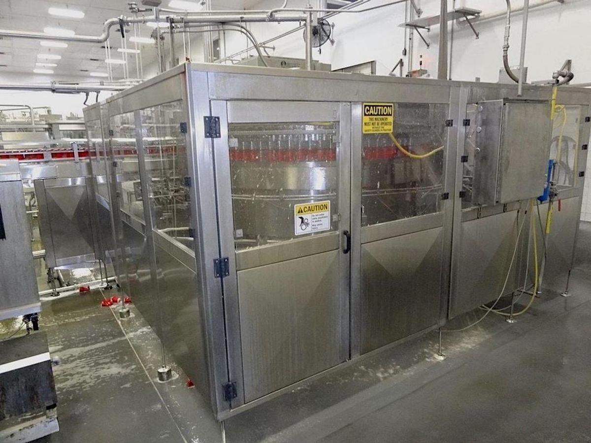 Used H&K 92 Valve Can Filler and Angelus 12 head Seamer model 120L 