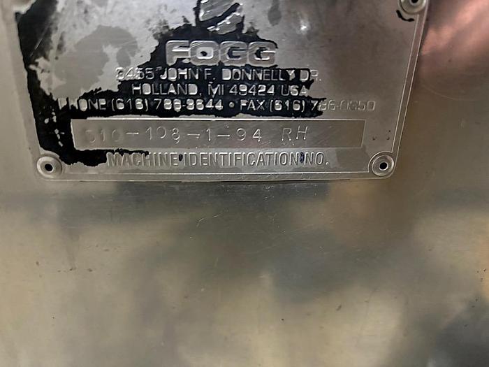 Used FOGG 18 valve Bottle Filler with 5 head Plastic Screw Capper