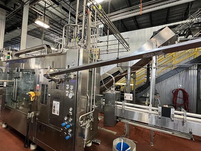 Used Beverage Can Line with CFT 20 Valve Can Filler / 4 Head Seamer