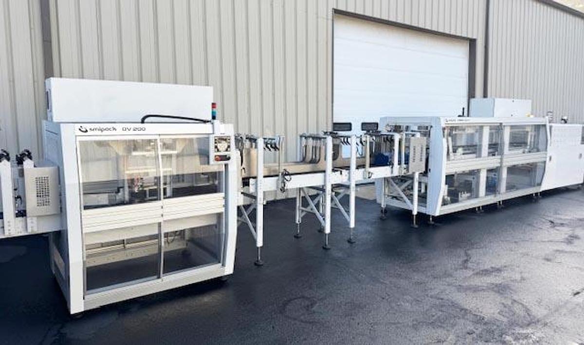 Used SMIpack Automatic Overlap Shrink Wrapper + Tray Former + Laner