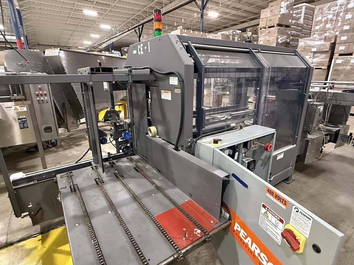 Used PEARSON CE25 Case Erector - Case Former Taper, Year 2008