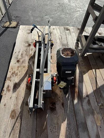 Used 146 feet (lot) Single File 3.25 Inch Wide Stainless Steel Conveyors