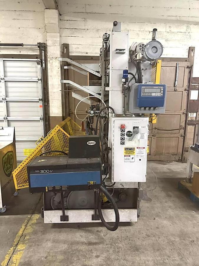 Used SWF Automatic Tray Former - Tray Erector 1T6K with Nordson 3100 Glue System