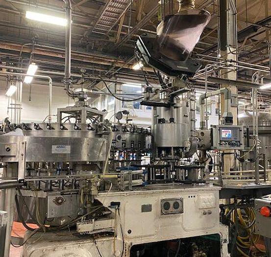 Used Crown Carbonated Beverage Bottle Filler