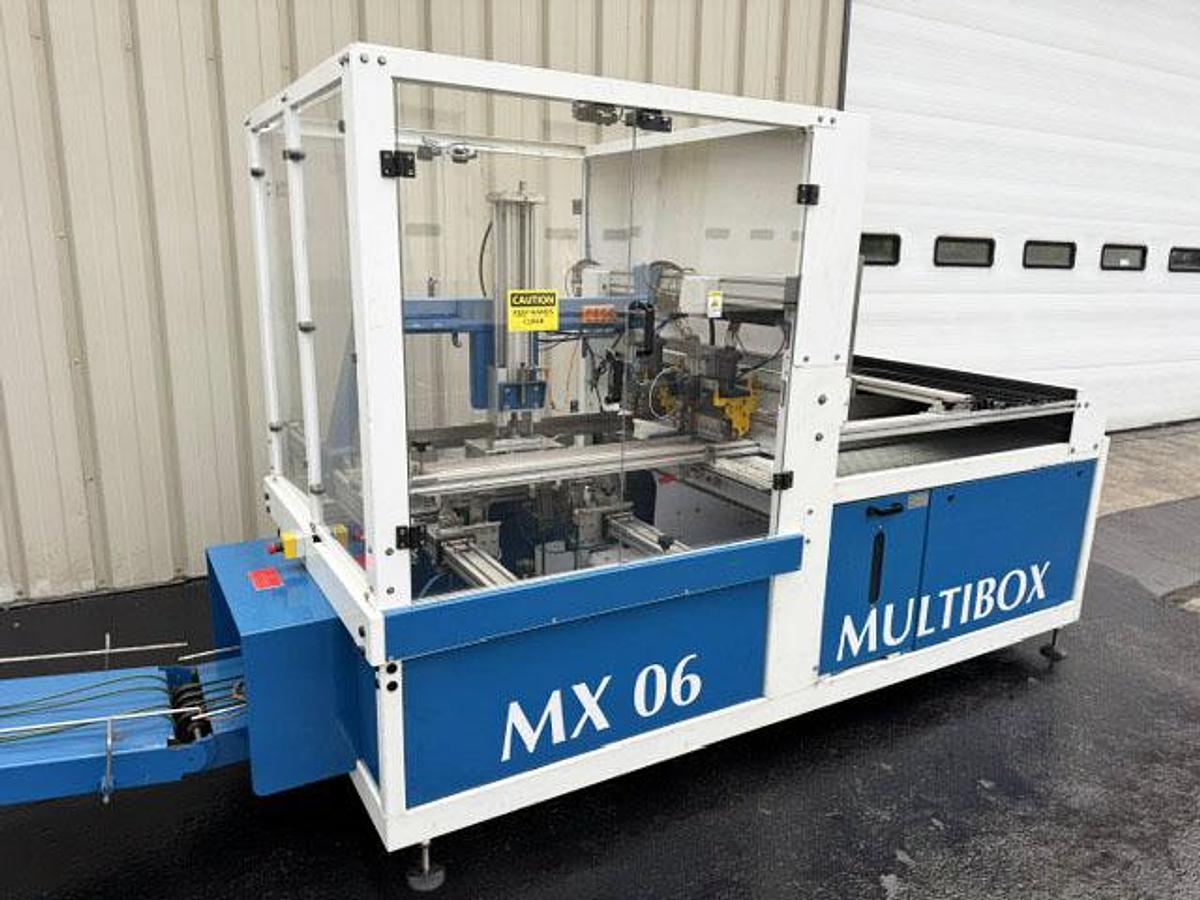 Used Multibox Automatic Hot Glue Tray Former Erector model MX06 