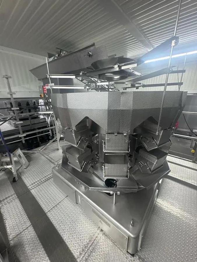 Used Ishida 10 Head Dimple Bucket Weigher Scale Filling System
