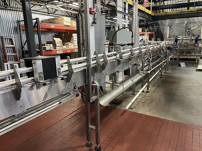 Used Beverage Can Line with CFT 20 Valve Can Filler / 4 Head Seamer