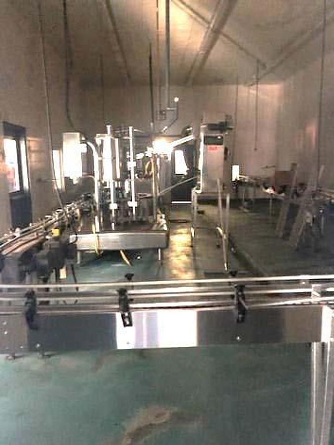 Used Lot – 65 Feet Single File 3.25-Inch Wide Stainless Steel Conveyors with 90° Curves