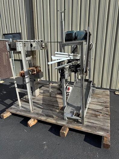 Used 146 feet (lot) Single File 3.25 Inch Wide Stainless Steel Conveyors