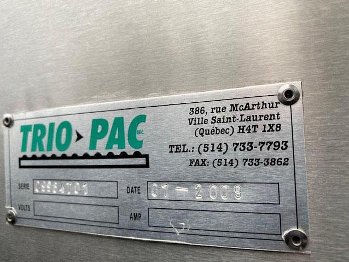 Used TRI0-PAC 30 Cubic Foot Stainless Steel Hopper-Elevator Conveyor